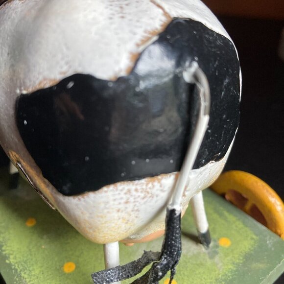 Vintage METAL COLLECTABLE  COW ON wheels by innovation "MES AMIS" COW PULL TOY - Picture 6 of 15